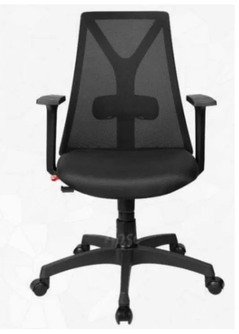 High Back Office Chair-Black (TP 131)