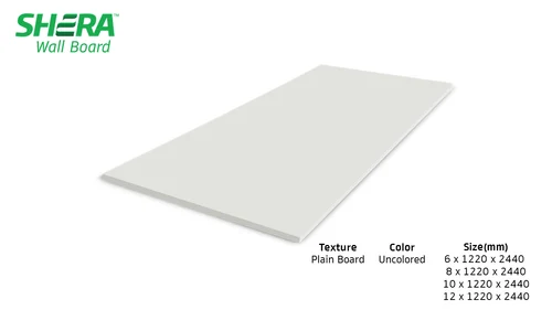 SHERA Wall Board -Square Cut Edge-Uncolored