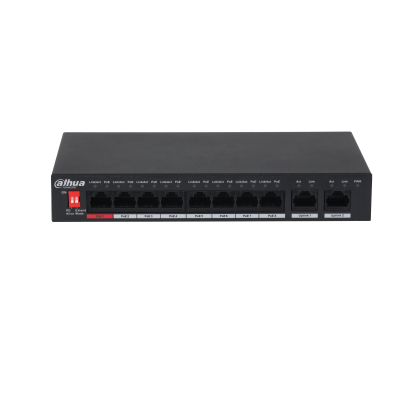 Dahua 8-port PoE 2uplink Desktop switch(Unmanaged)