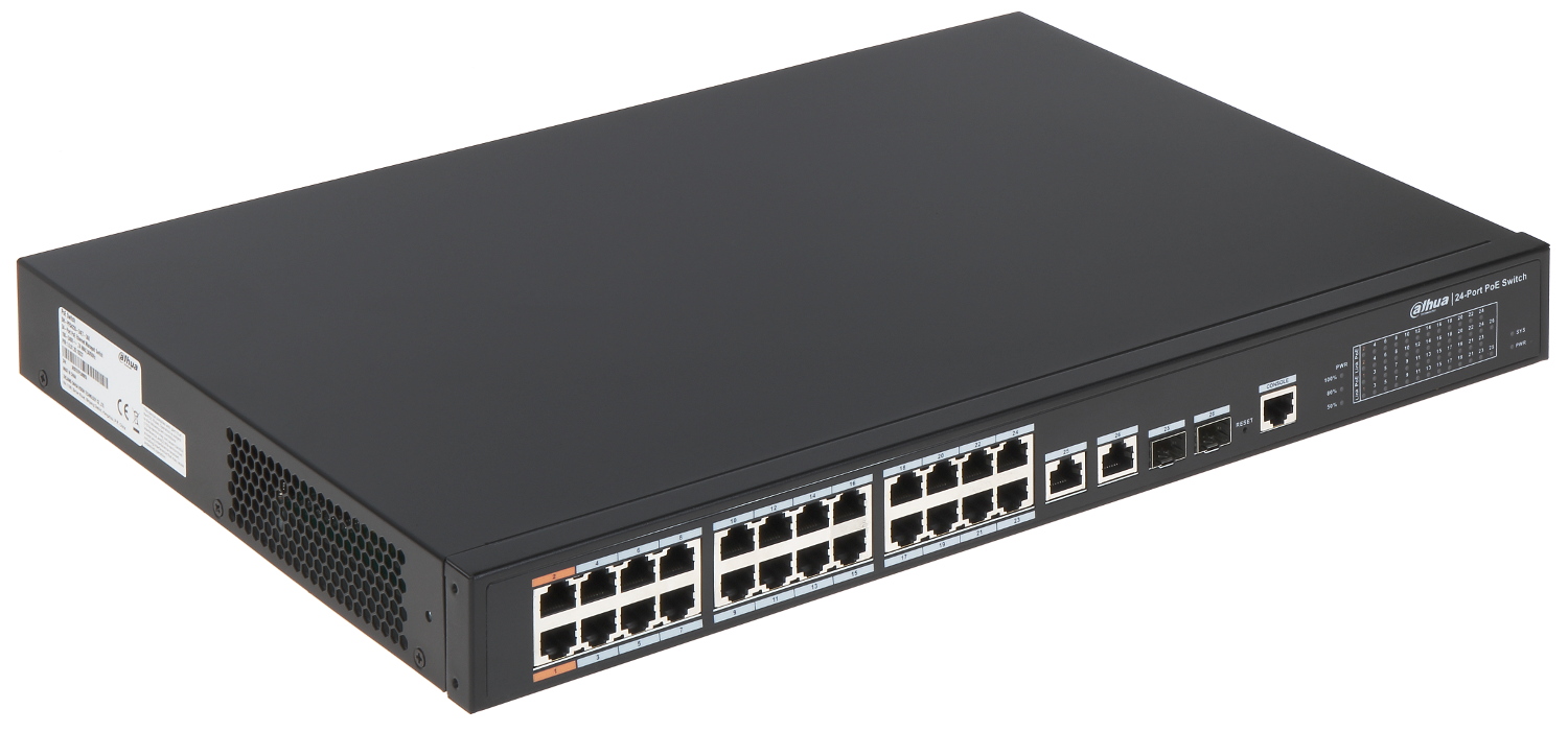 Dahua 24 port PoE (Hi-PoE)(manageable) Ethernet Switch