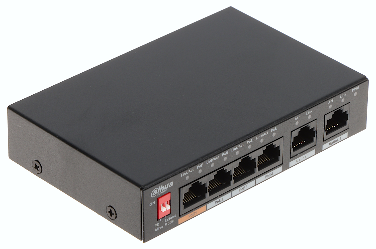 Dahua 4-port PoE 2uplink switch(Unmanaged) (Hi-PoE)