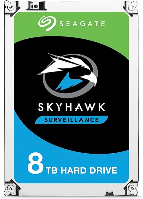 Seagate ST8000VX004 Skyhawk 8 TB Hard Drive - 3.5 Internal - SATA (SATA/600)