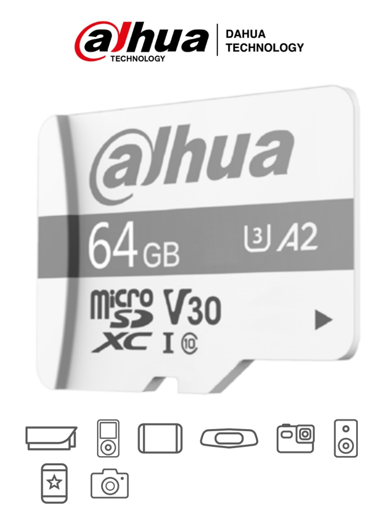 Dahua P100 MicroSD Memory Card 64GB
