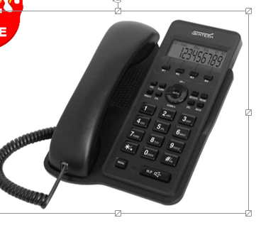 Sintech Caller ID	Telepone set Shiny Black