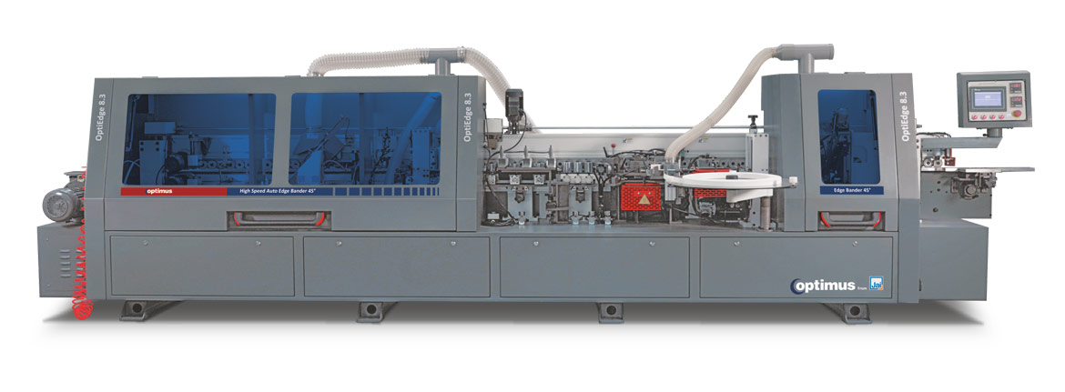 High Speed Auto Edge Bander- 45° Model No. OptiEdge 8.3