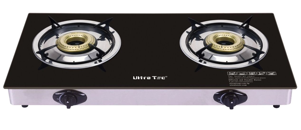 Ultra Tec Cooktop Gas Stove (2 Burner) - UTCT-2B