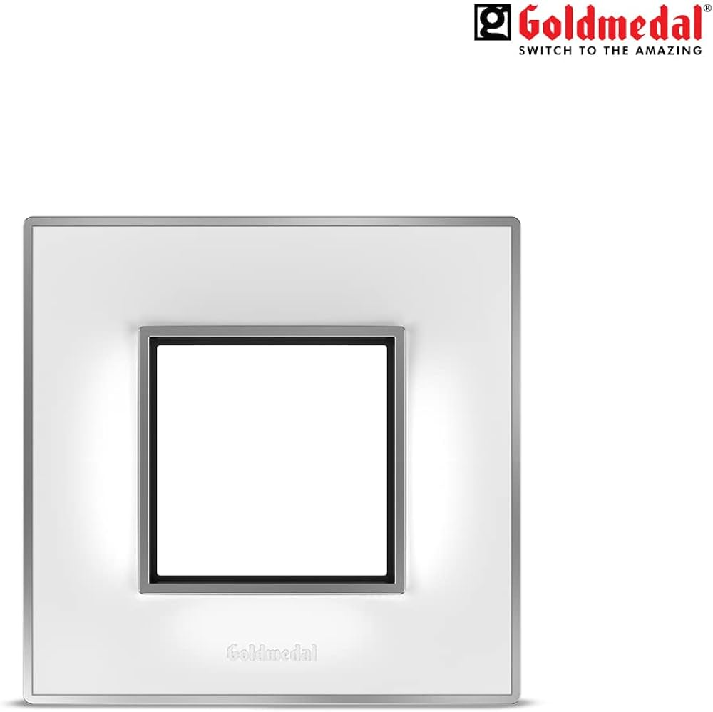 Goldmedal Glassio Cover Plates(Pure Glossy)- Absolute White
