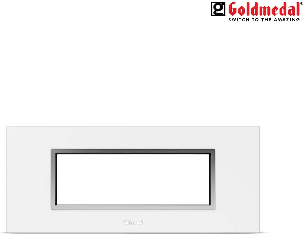 Goldmedal Grazia Cover Plates(Premium)- Absolute White