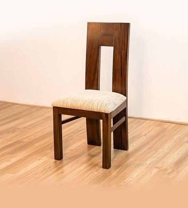 Wooden Chair With Cushion- 1