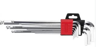 Great Wall Brand 9PCS Allen Wrench- L Wrench Size Allen Key Short Arm Tool Set