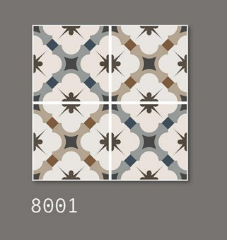 Vecton International Morroccan Series 400 x 400mm Heavy Duty Parking Tiles - 8001