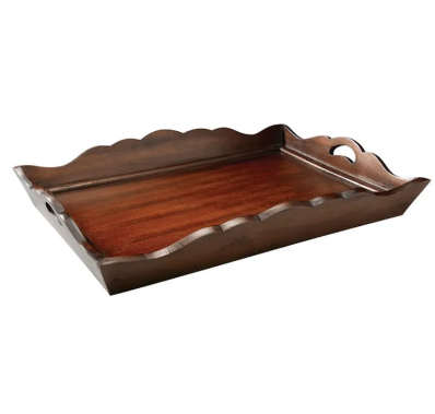 Designer Wooden Serving Decorative Tray for Kitchen or Decor