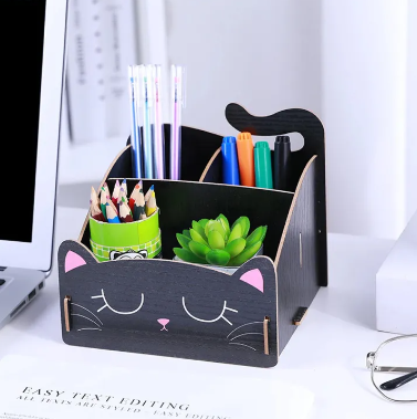 Cat Desk Organizer