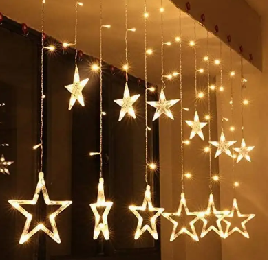 Twinkle Star String Warm LED Lights