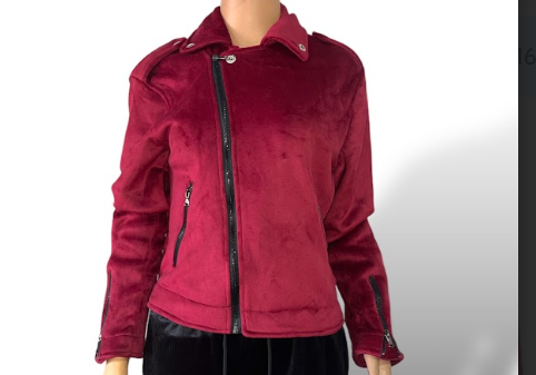 Jacket with Asymmetrical Cut For Women