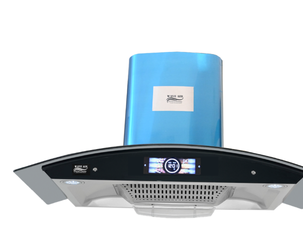 Wave Air Glass Hood Kitchen Chimney 1350m3/hr 90 cm