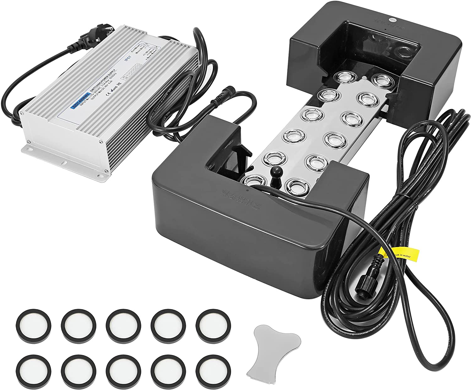 Ultrasonic mist maker fogger 10 head humidifier