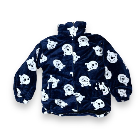 Cartoon Print Fur Jacket For Women