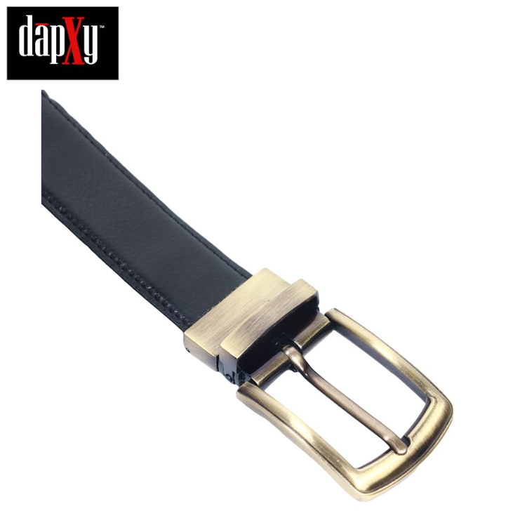 Dapxy Men's Reversible PU Leather Belt (DMB-1)