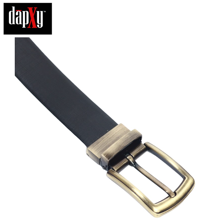 Dapxy Men's Reversible PU Leather Belt (DMB-2)