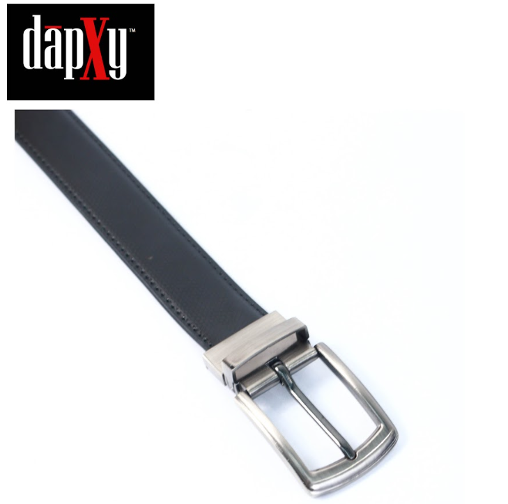 Dapxy Men's Reversible PU Leather Belt (DMB-6)