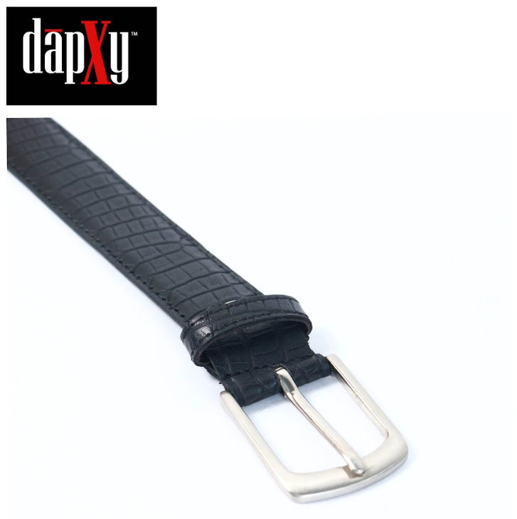 Dapxy Men's Aligator PU Leather Belt (DMB-13)