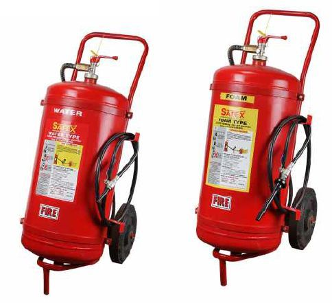 Safex Trolly Mounted Water & Foam Type Fire Extinguisher (Stored Pressure)