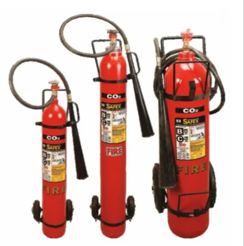 Safex Trolley Mounted Type Co2 Fire Extinguisher