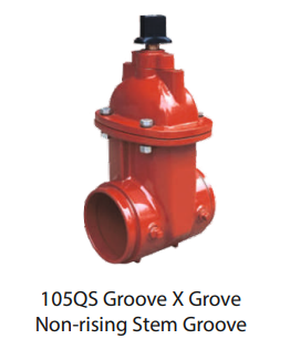 Safex 105QS Groove X Grove Non-rising Stem Groove