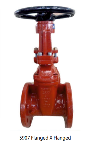 Safex OS & Y Type Gate Valve - S907 Flanged X Flanged