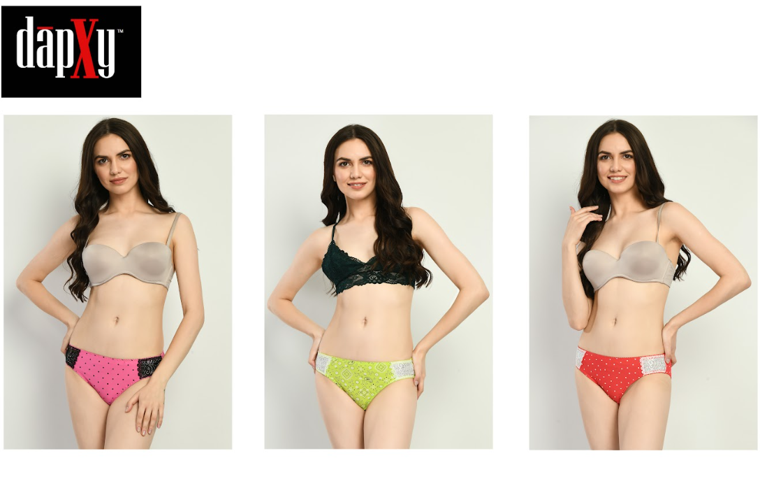 Dapxy Pack of 3 Women Antibacterial Soft Hipster Printed Panty (DUG-4)