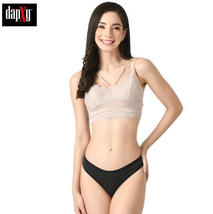 Dapxy Pack of 1 Women Antibacterial Soft Seamless Thong (DUG-32)