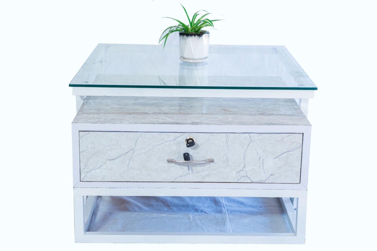 Glass Top Coffee Tables With Drawer For Office or Home Use
