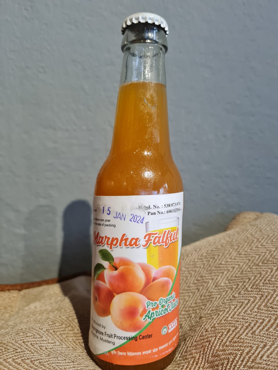 Mustang Natural Apricot Juice