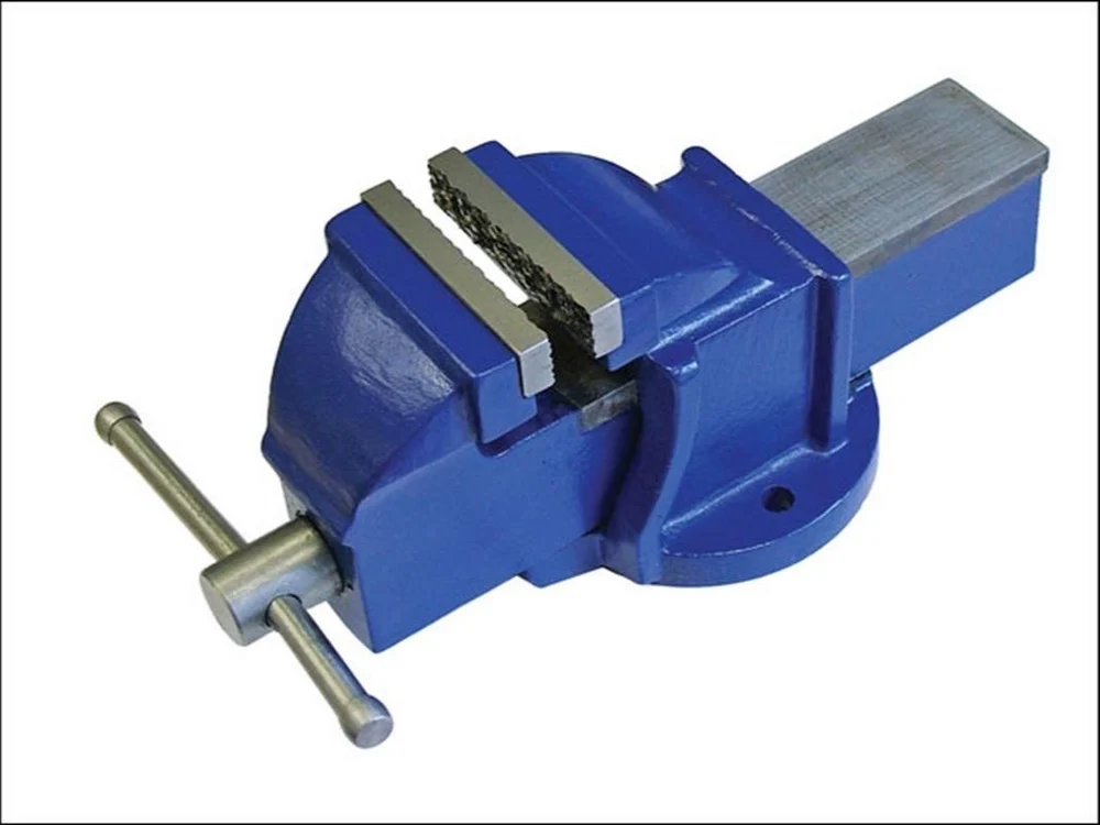 Bench Vise Swivel Base With Anvil-NEVIS-05