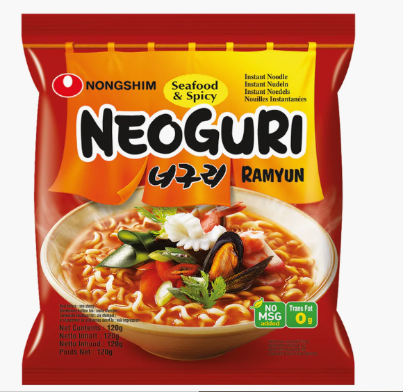 Nongshim Neoguri Seafood & Spicy- 120g