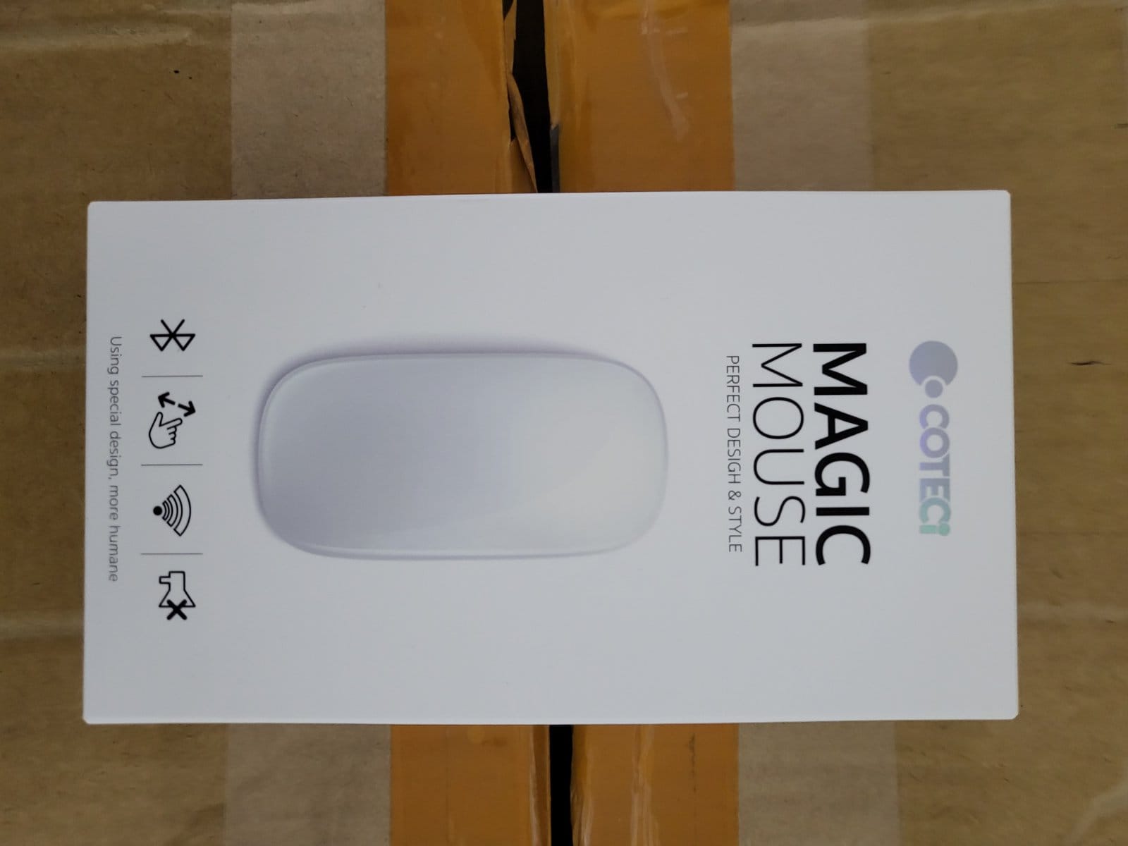 White Touch Sensitive Wireless Magic Mouse   COTECi