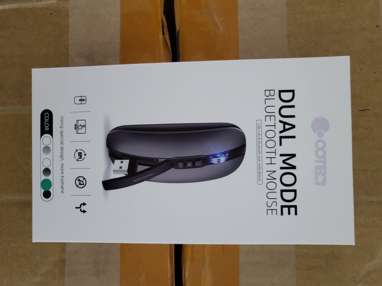 COTECI Dual  Mode Bluetooth Mouse