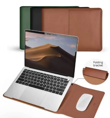 COTEetCI 13 Inch Laptop Bag Laptop Sleeve with Stand & Mousepad Function