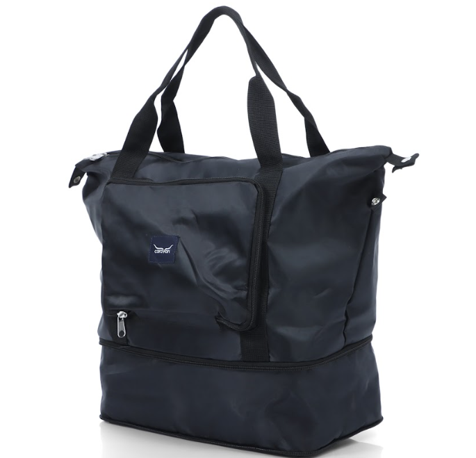 Travel Duffle Black Bag Model 339