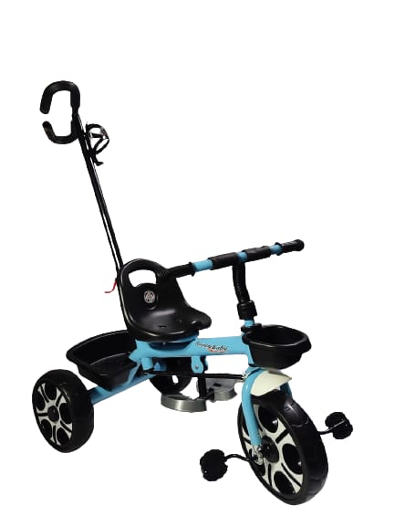 Baby Try Cycle With Handle-Sky Blue