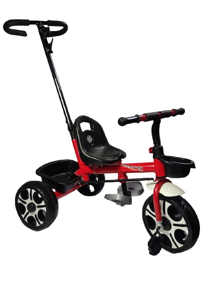 Baby Try Cycle With Handle-Red