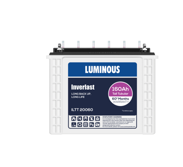 Luminous 160ah tubular battery