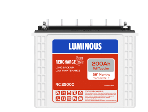 Luminous 200 ah tubular battery