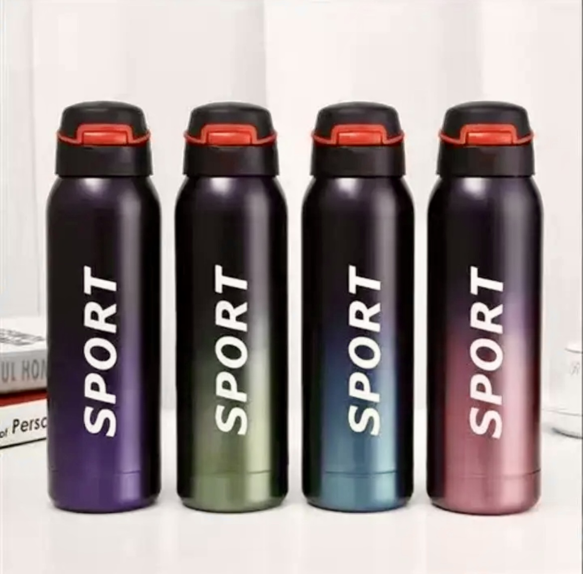 Pipe Water Bottle Hot Insulated Stainless Steel -500 ml