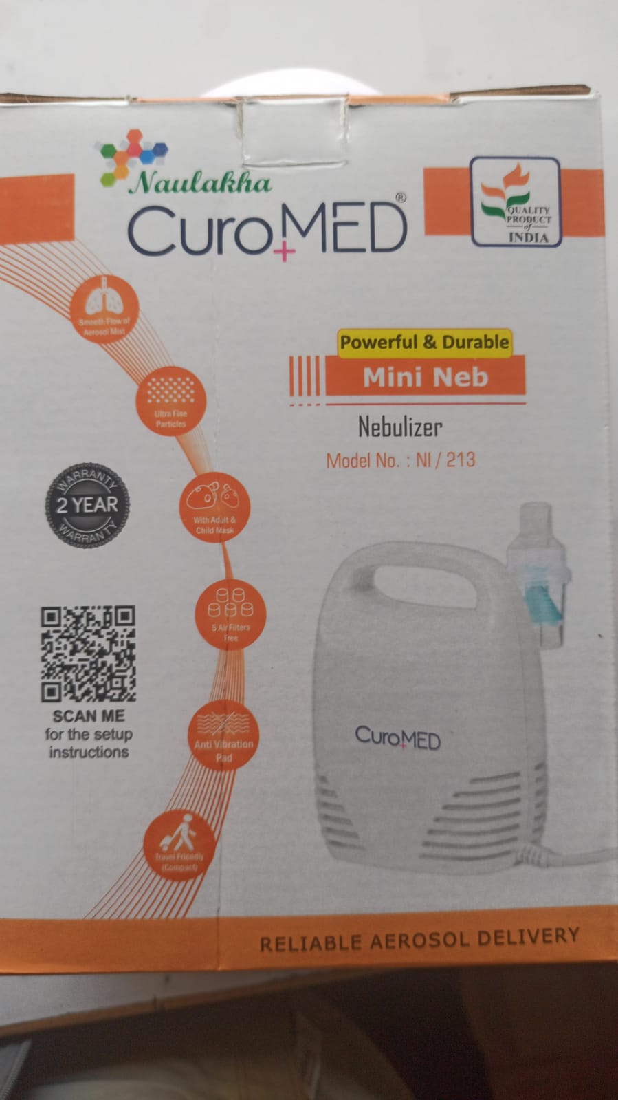 CuroMED Compressor Nebulizer Mini