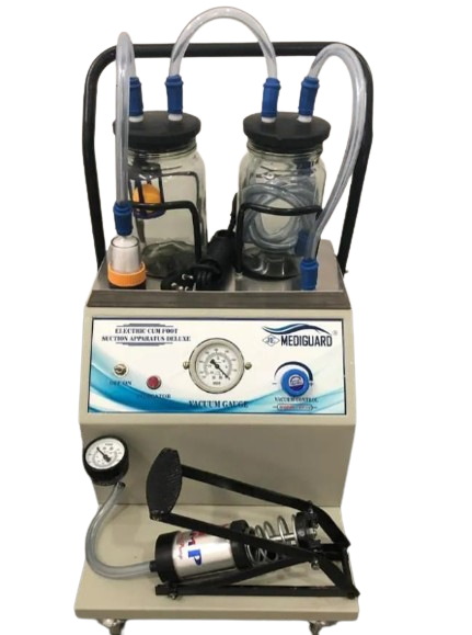 Automatic Electric Suction Machine, For Medical, Capacity:0.25 HP