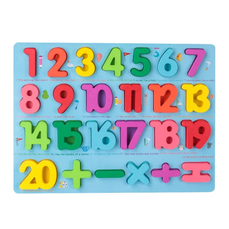 Educational Wooden Numbering Toy Set - Learn 1-2-3 with Fun and Play