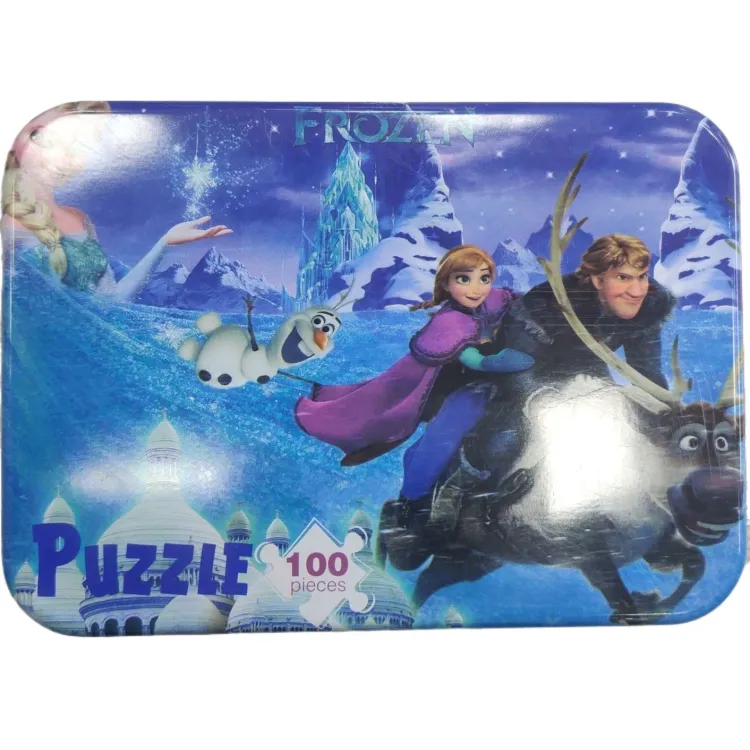 Chengji Frozen Doll Couple & 100-Piece Jigsaw Set