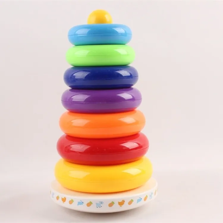 Rainbow Tower Rings Music Tumbler